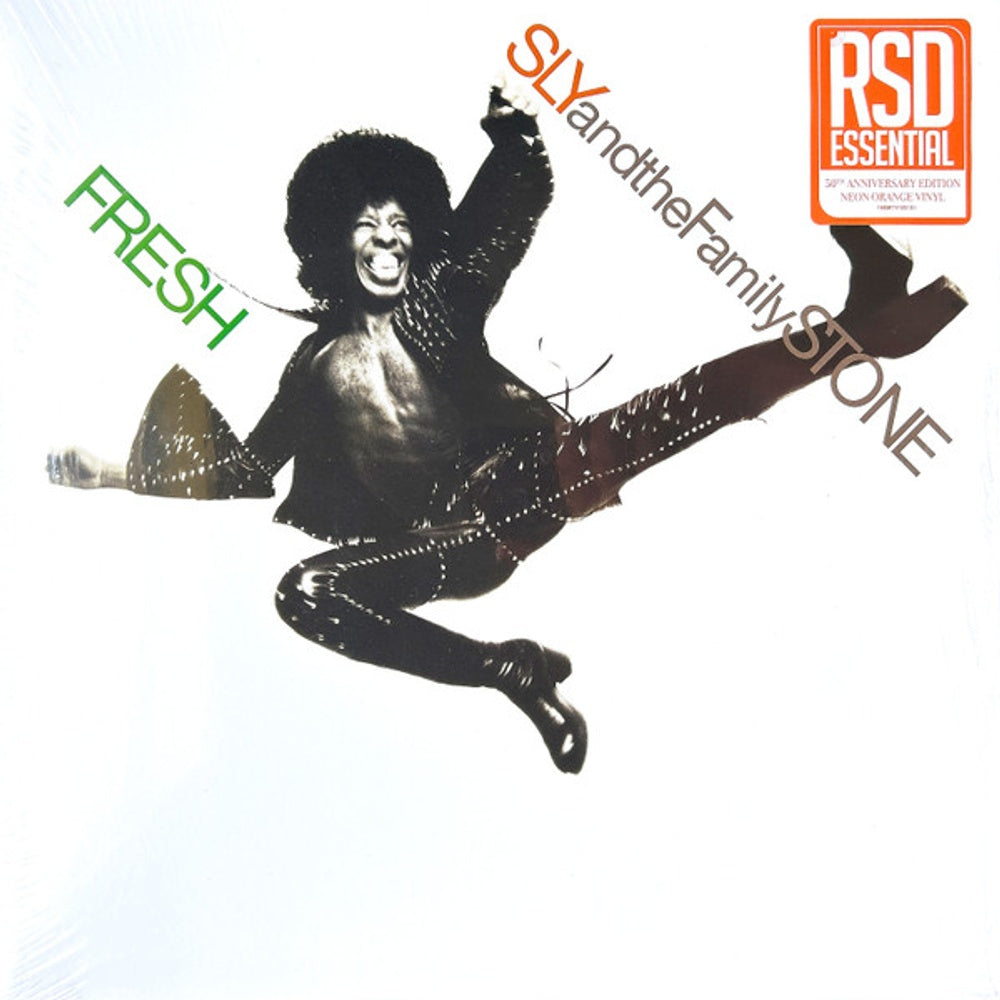 Front Cover: Sly & The Family Stone – Fresh (RSD Essential Neon Orange LP Vinyl) Vinyl LP | Relix