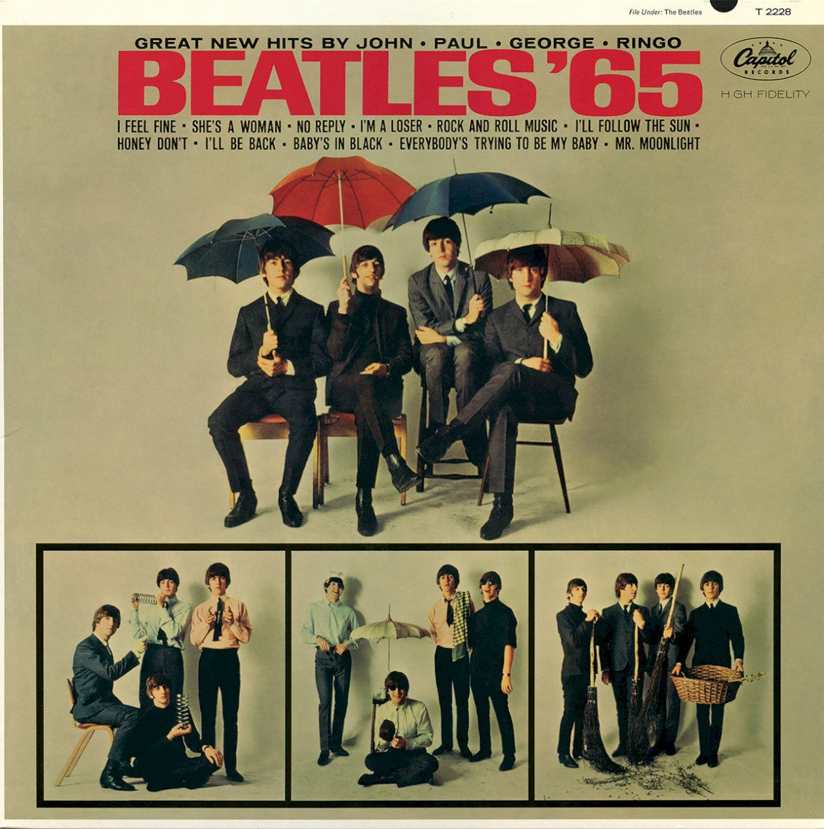 Front Cover: The Beatles – Beatles '65 - Vinyl LP | Relix