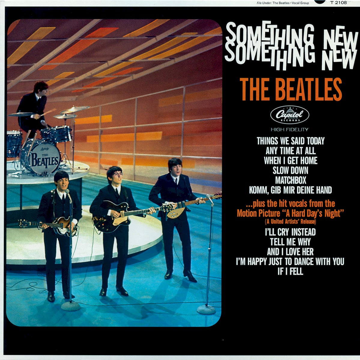 Front Cover: The Beatles – Something New - Vinyl LP | Relix