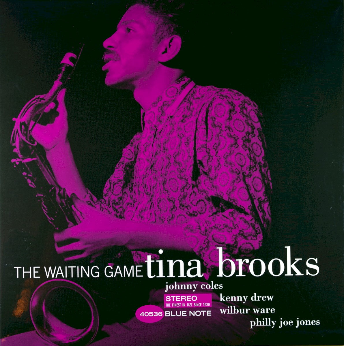 Front Cover: Tina Brooks – The Waiting Game (Blue Note Tone Poet Series LP Vinyl) Vinyl LP | Relix