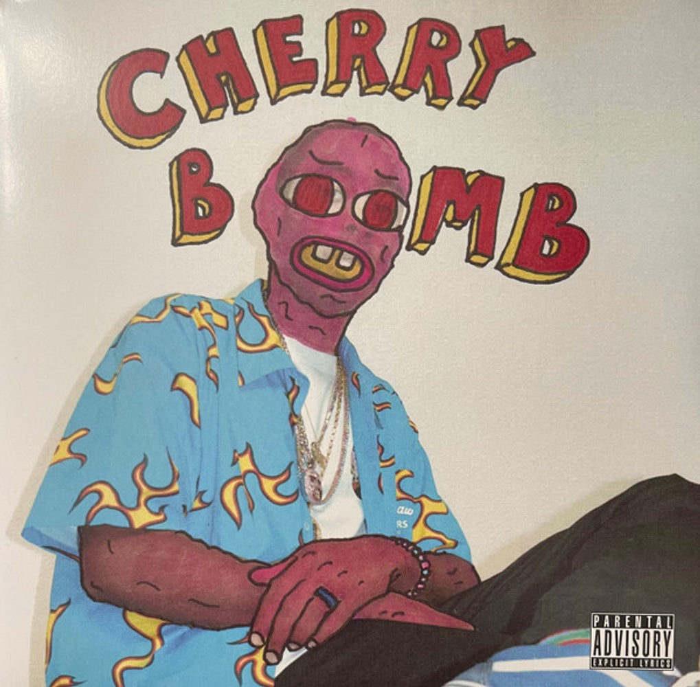 Front Cover: Tyler, The Creator – Cherry Bomb (Mask Cover, translucent blue LP Vinyl) Vinyl LP | Relix