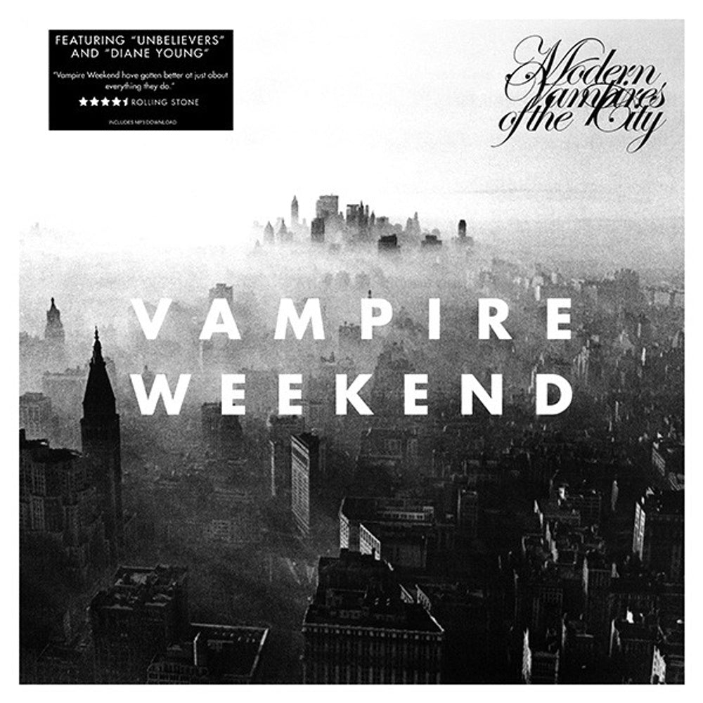 Front Cover: Vampire Weekend – Modern Vampires Of The City (LP Vinyl) Vinyl LP | Relix