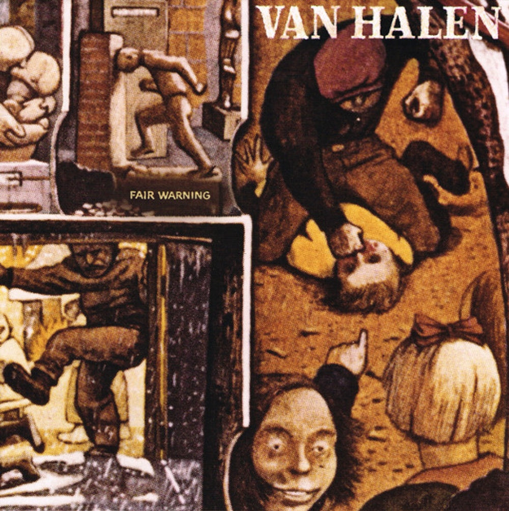 Front Cover: Van Halen – Fair Warning: Remastered Vinyl LP | Relix