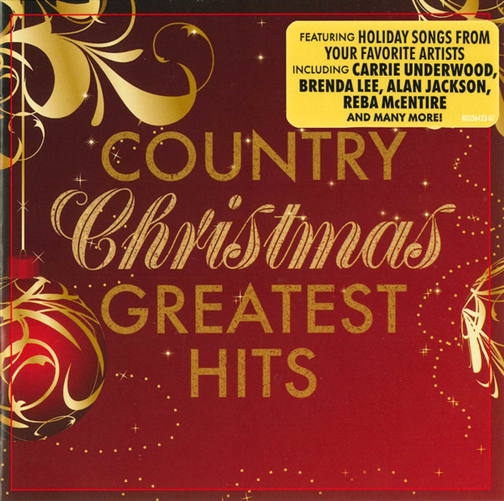 Front Cover: Various Artists – Country Christmas Greatest Hits (CD) CD | Relix
