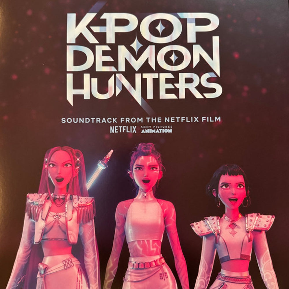 Front Cover: Various Artists – KPop Demon Hunters (Soundtrack from the Netflix Film) - Anniversary Edition (Honmoon Haze LP Vinyl) Vinyl LP | Relix
