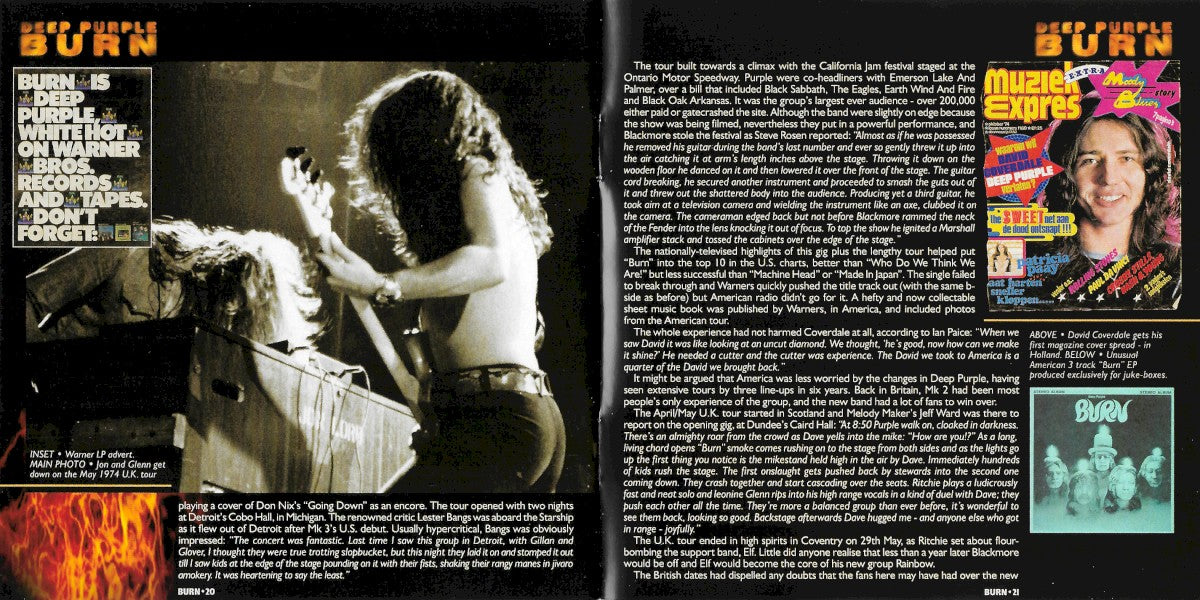 Gatefold 10: Deep Purple – Burn CD | Relix