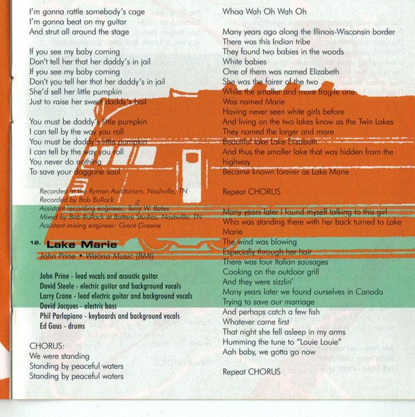 Gatefold 10: John Prine – Live on Tour CD | Relix