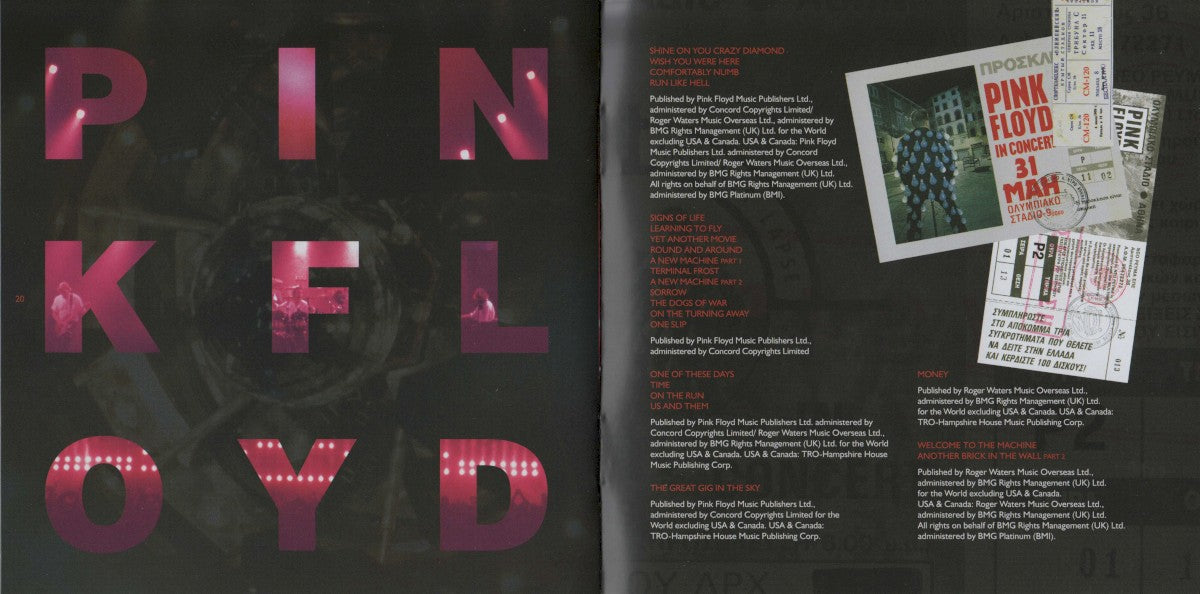 Gatefold 10: Pink Floyd – Delicate Sound Of Thunder: Remastered (2-CD) CD | Relix