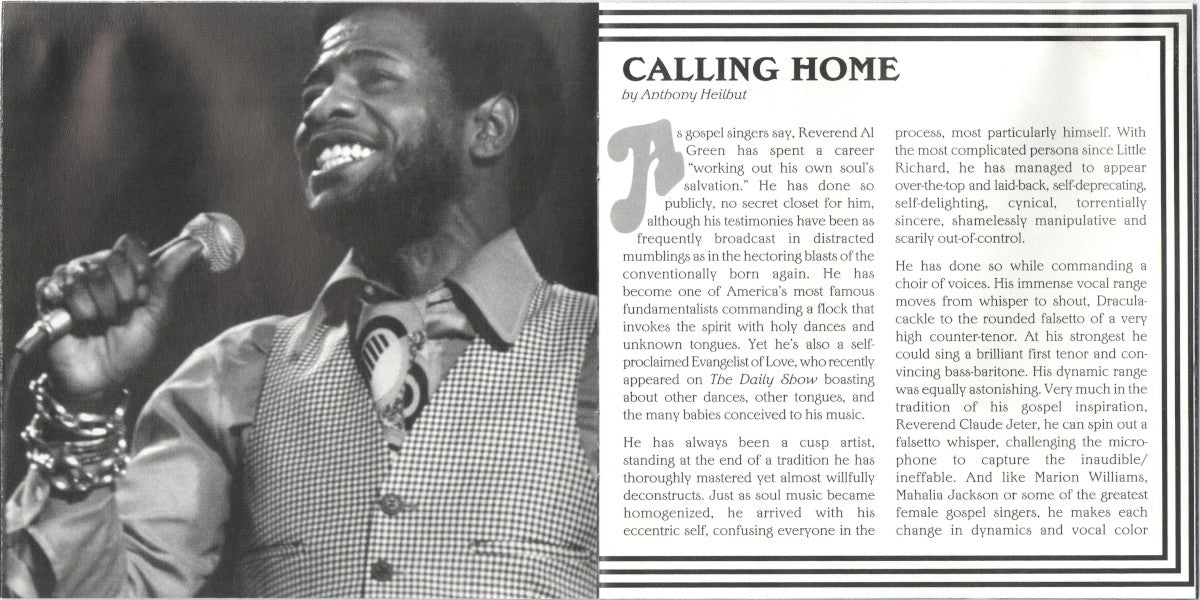 Gatefold 2: Al Green – Back Up Train CD | Relix