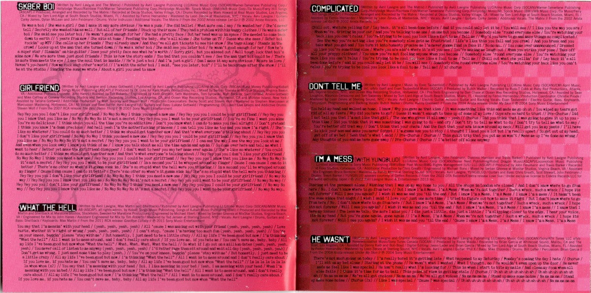 Gatefold 2: Avril Lavigne – Greatest Hits CD | Relix