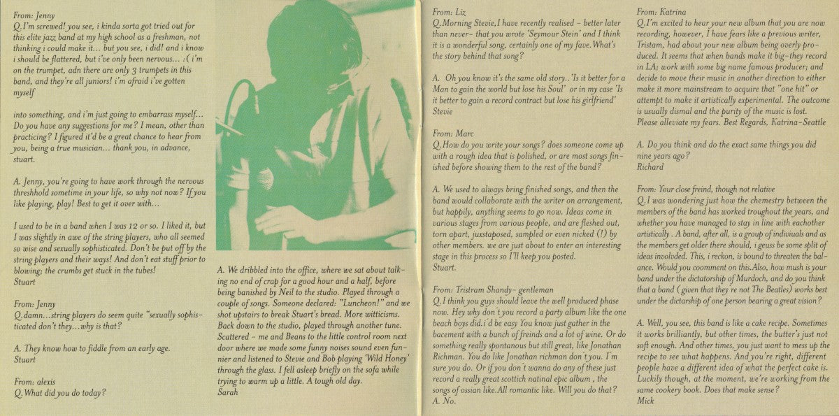 Gatefold 2: Belle And Sebastian – Life Pursuit Vinyl LP | Relix