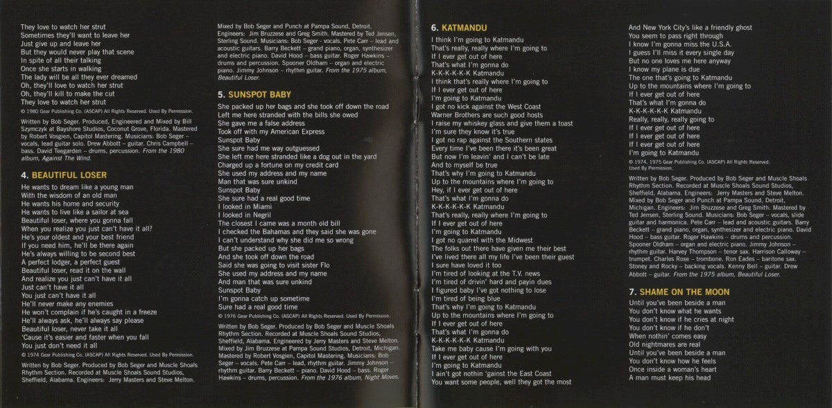 Gatefold 2: Bob Seger – Greatest Hits 2 CD | Relix
