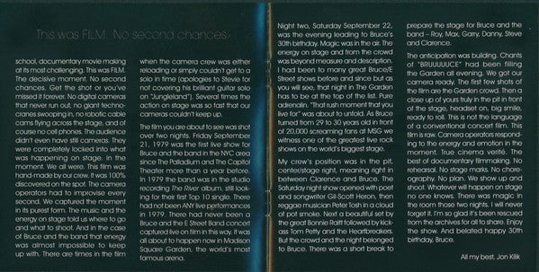 Gatefold 2: Bruce Springsteen & The E Street Band – The Legendary 1979 No Nukes Concerts (2CD/DVD) CD | Relix