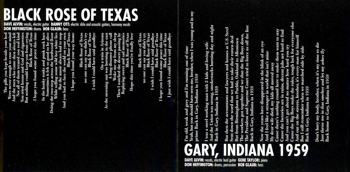 Gatefold 2: Dave Alvin – Eleven Eleven Vinyl LP | Relix