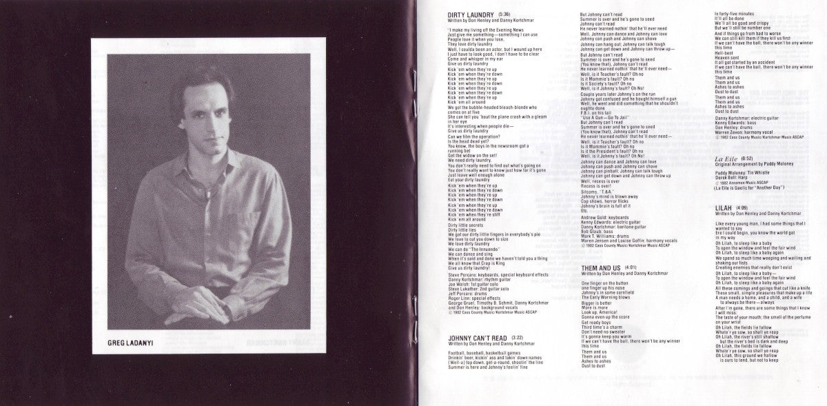 Gatefold 2: Don Henley – I Can't Stand Still CD | Relix