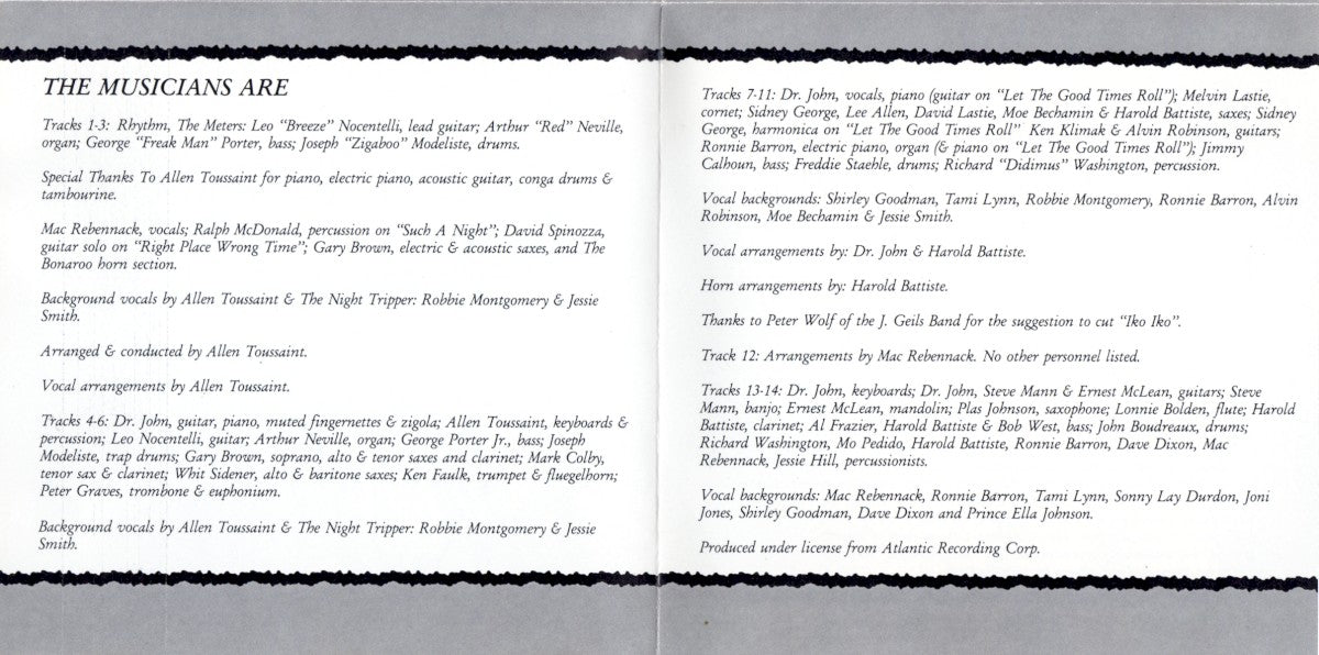 Gatefold 2: Dr. John – Ultimate Dr John CD | Relix