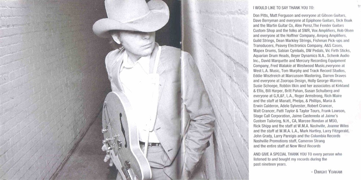 Gatefold 2: Dwight Yoakam – Blame The Vain Vinyl LP | Relix