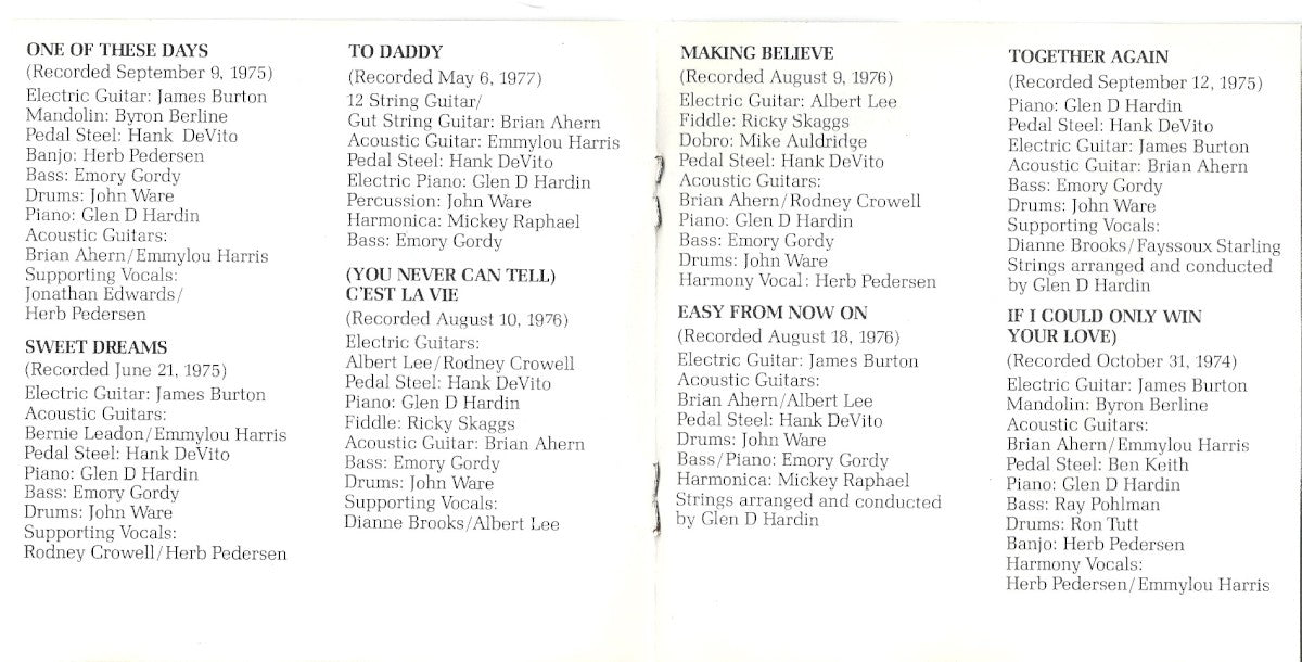 Gatefold 2: Emmylou Harris – Profile: Best Of Emmylou Harris Vinyl LP | Relix