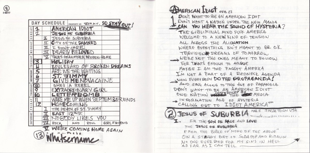 Gatefold 2: Green Day – American Idiot CD | Relix