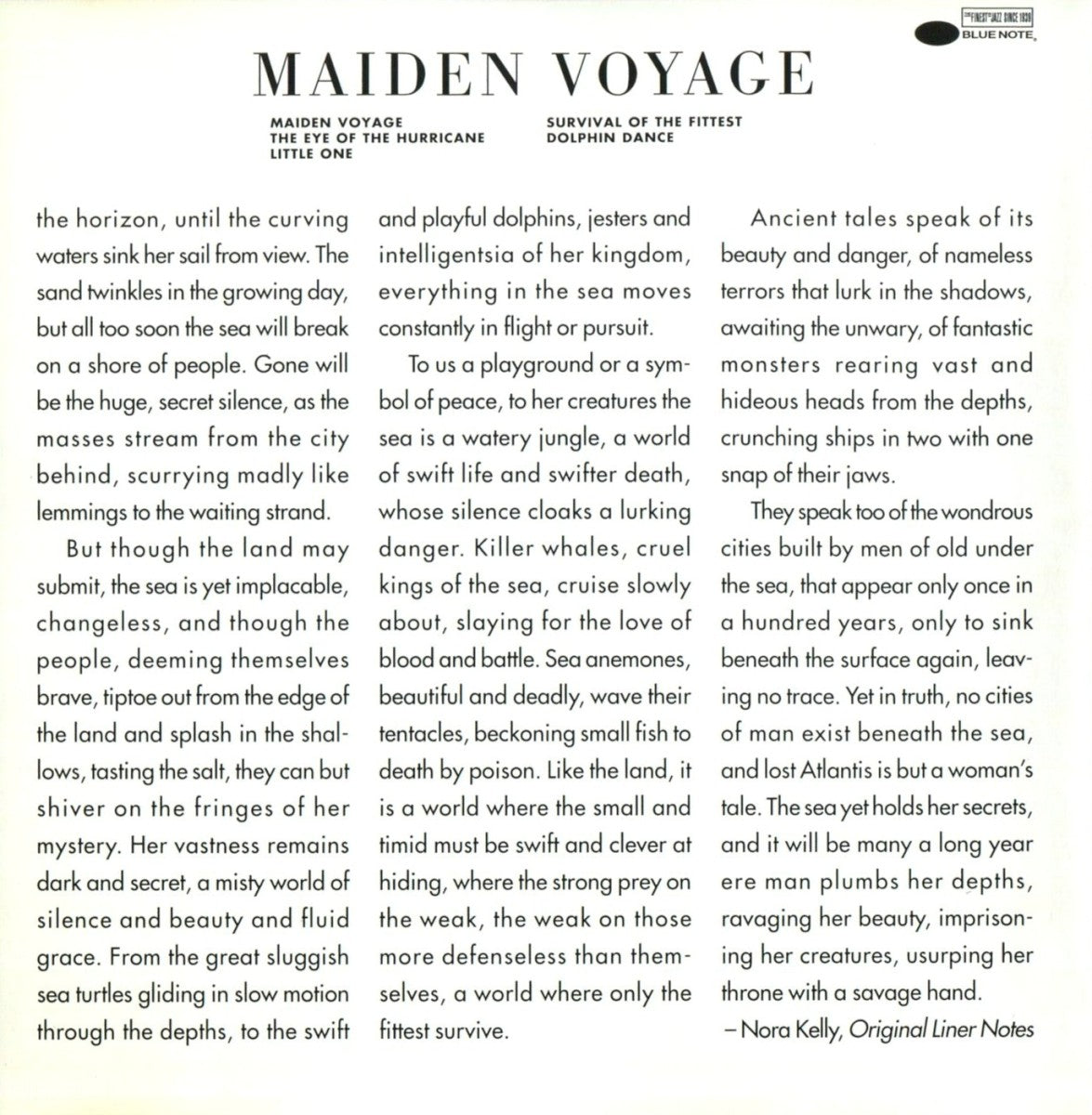 Gatefold 2: Herbie Hancock – Maiden Voyage CD | Relix