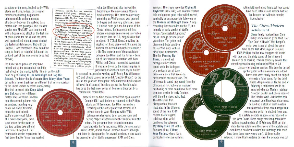 Gatefold 2: Howlin' Wolf – Sings The Blues Vinyl LP | Relix