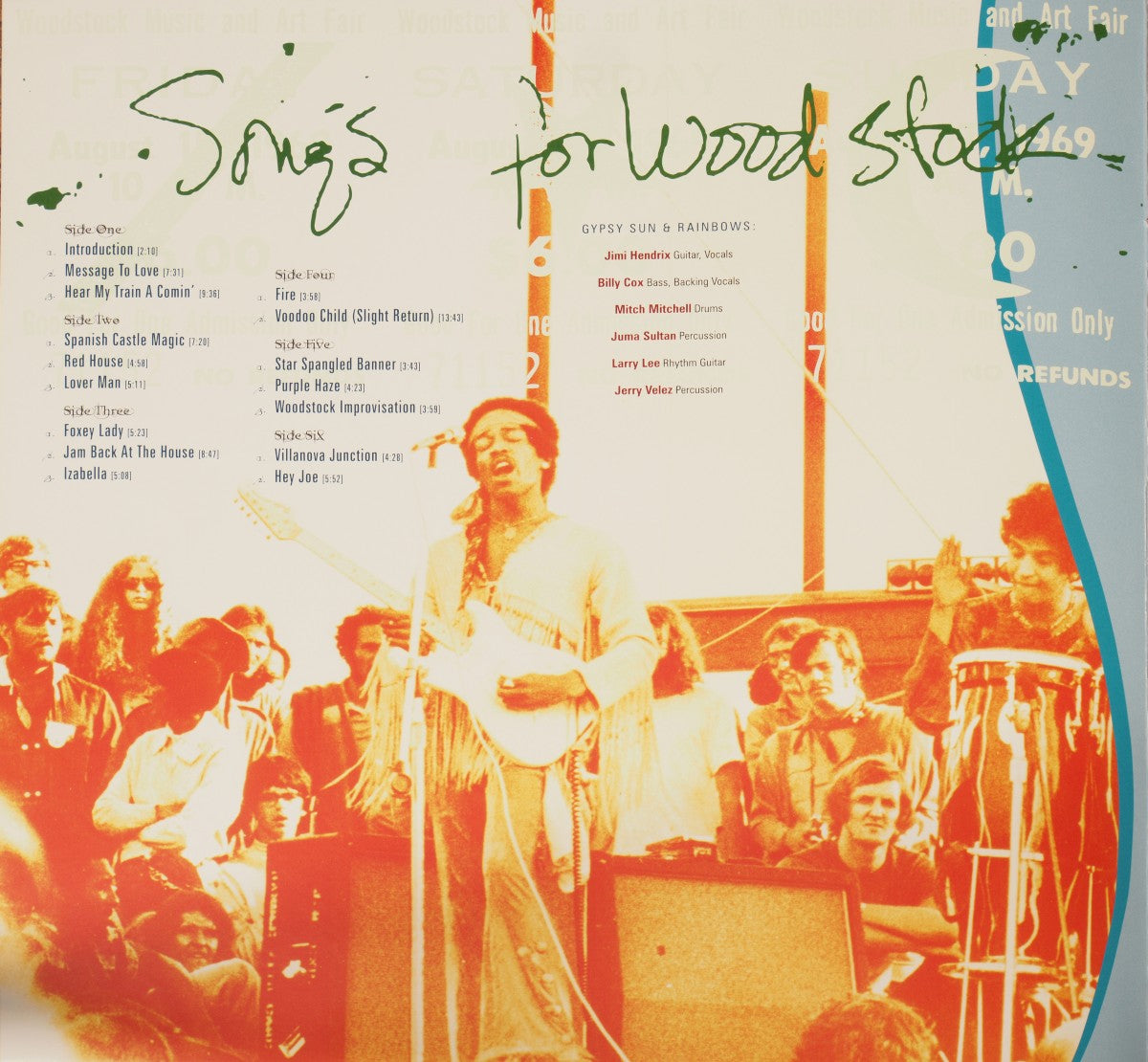 Gatefold 2: Jimi Hendrix – Live At Woodstock CD | Relix