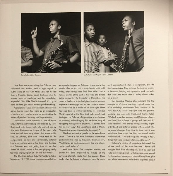 Gatefold 2: John Coltrane – Blue Train: The Complete Masters (Blue Note Tone Poet Series, Stereo LP Vinyl) Vinyl LP | Relix