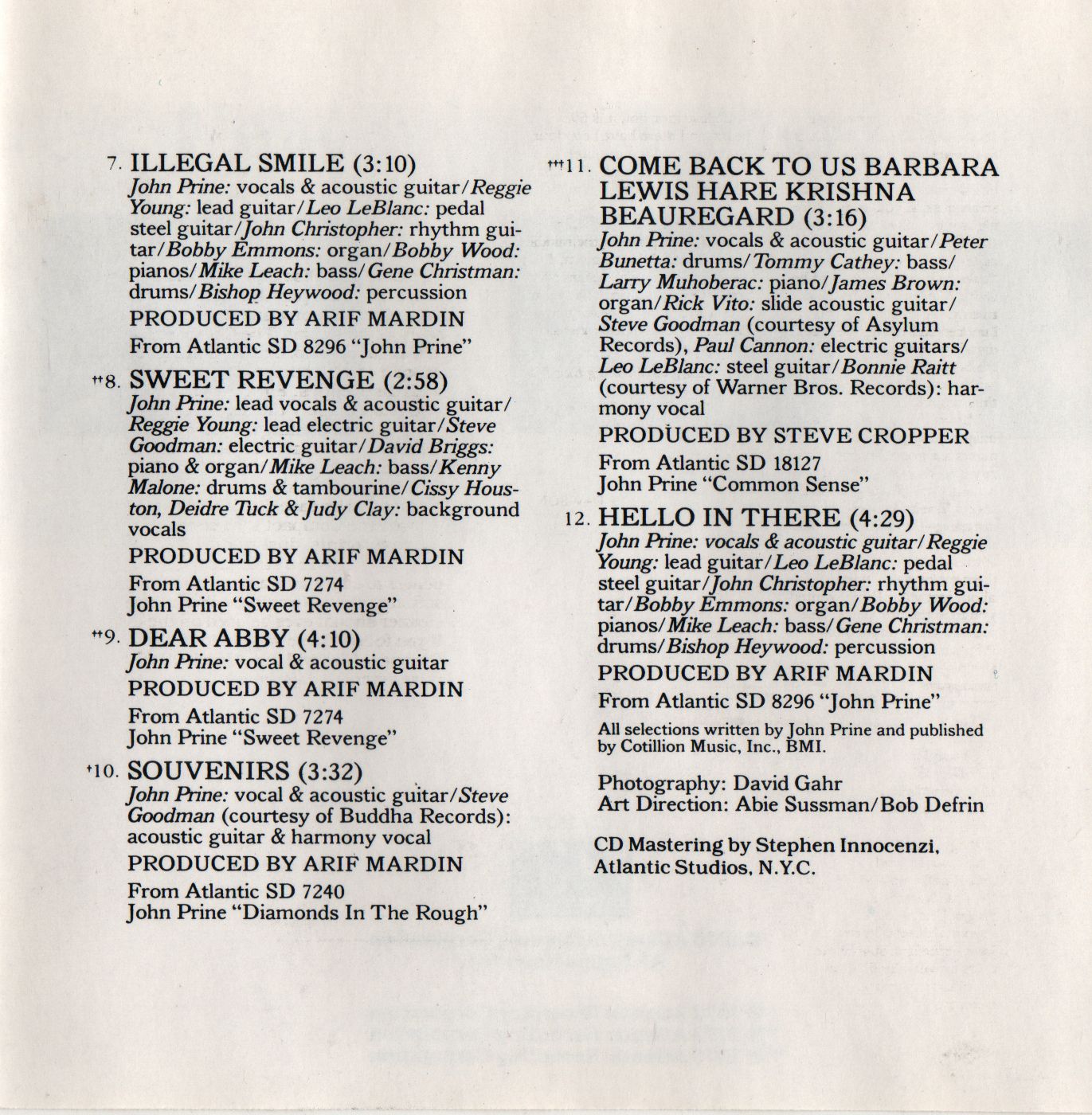 Gatefold 2: John Prine – Prime Prine CD | Relix