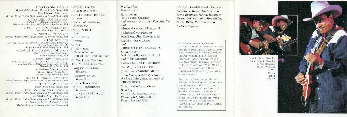 Gatefold 2: Lonnie Brooks – Road House Rules CD | Relix