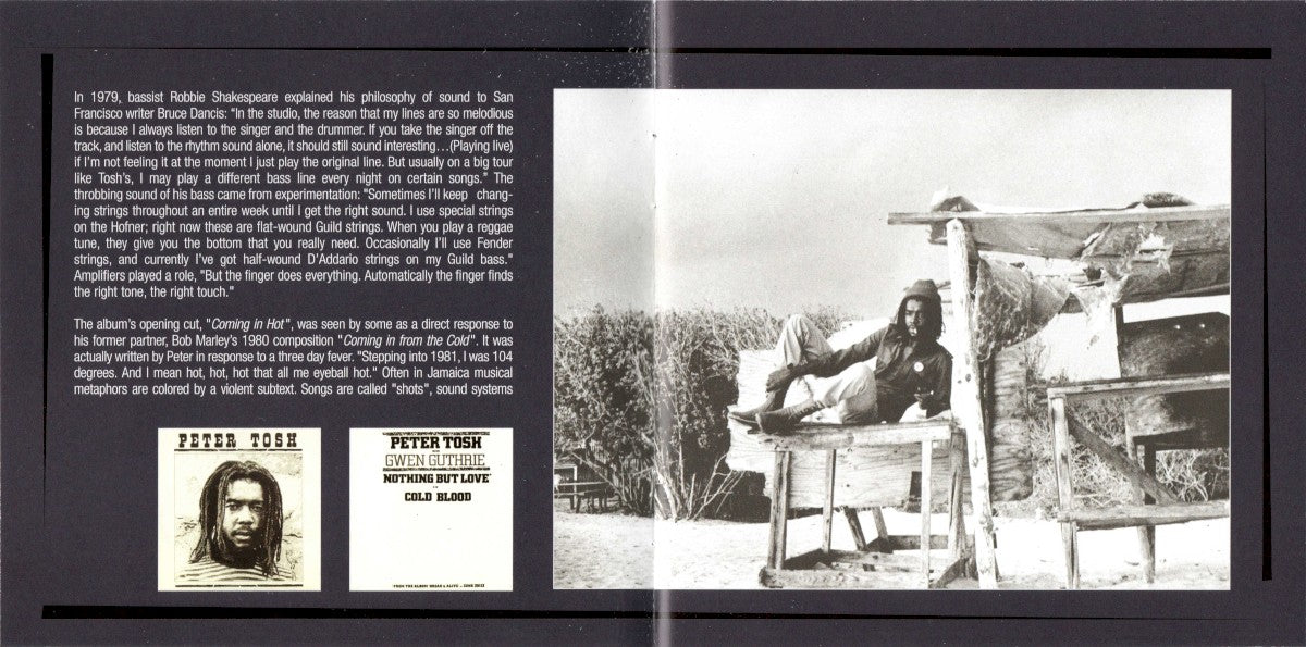 Gatefold 2: Peter Tosh – Wanted Dread And Alive Vinyl LP | Relix