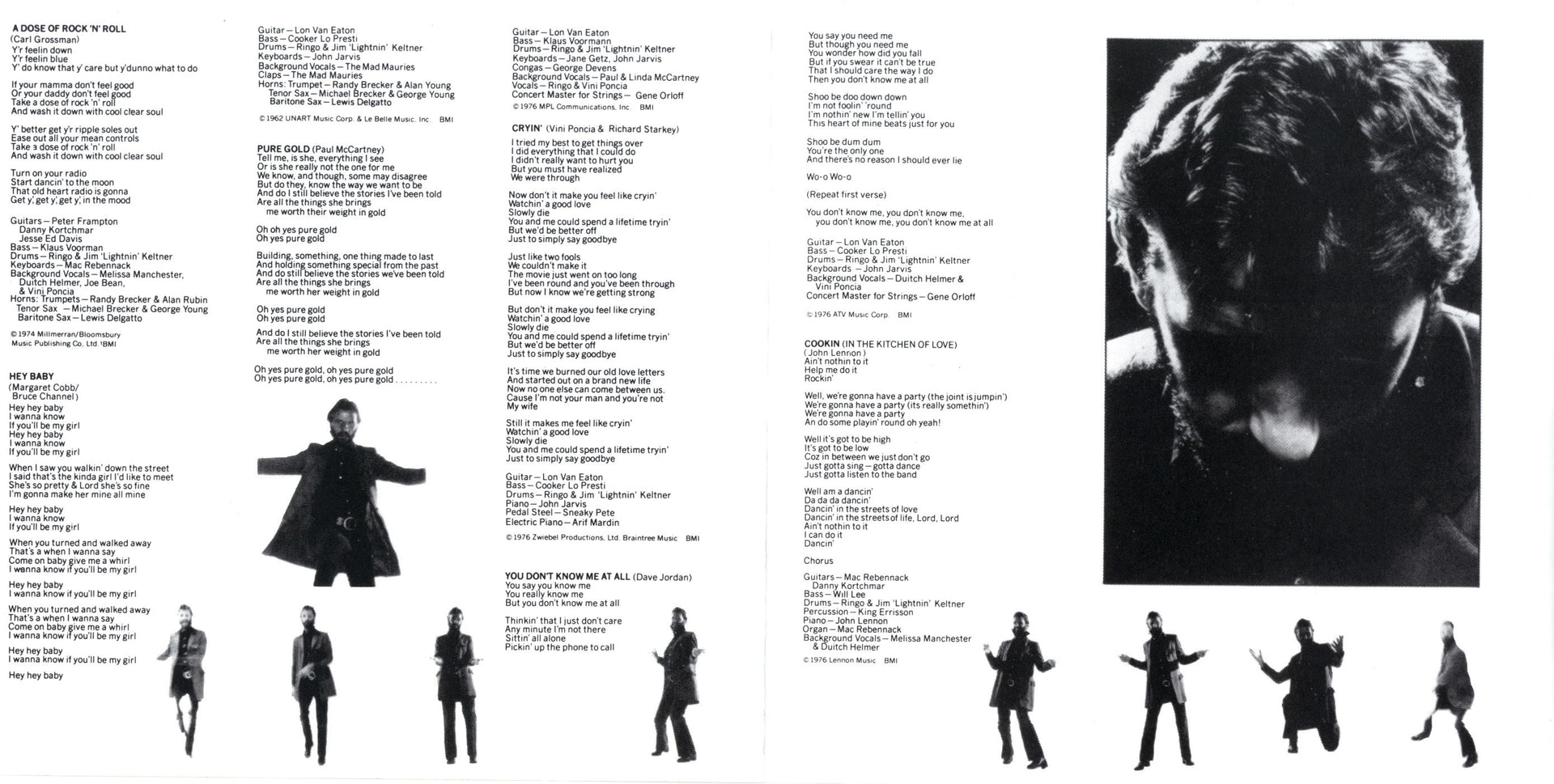 Gatefold 2: Ringo Starr – Ringo's Rotogravure CD | Relix