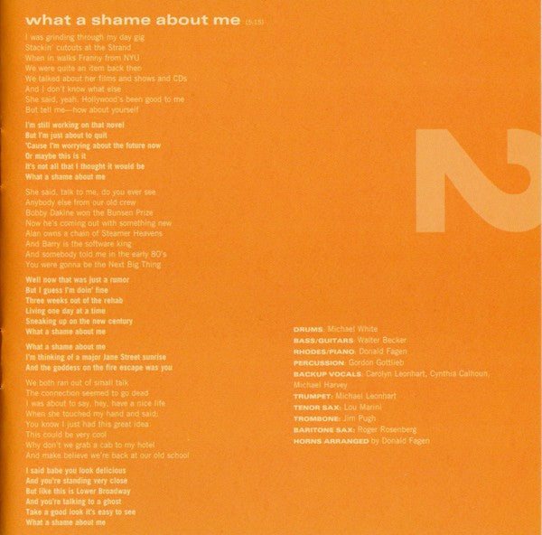 Gatefold 2: Steely Dan – Two Against Nature CD | Relix