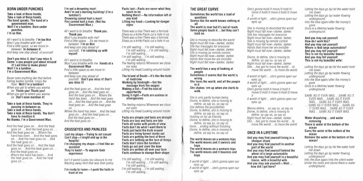 Gatefold 2: Talking Heads – Remain in Light CD | Relix