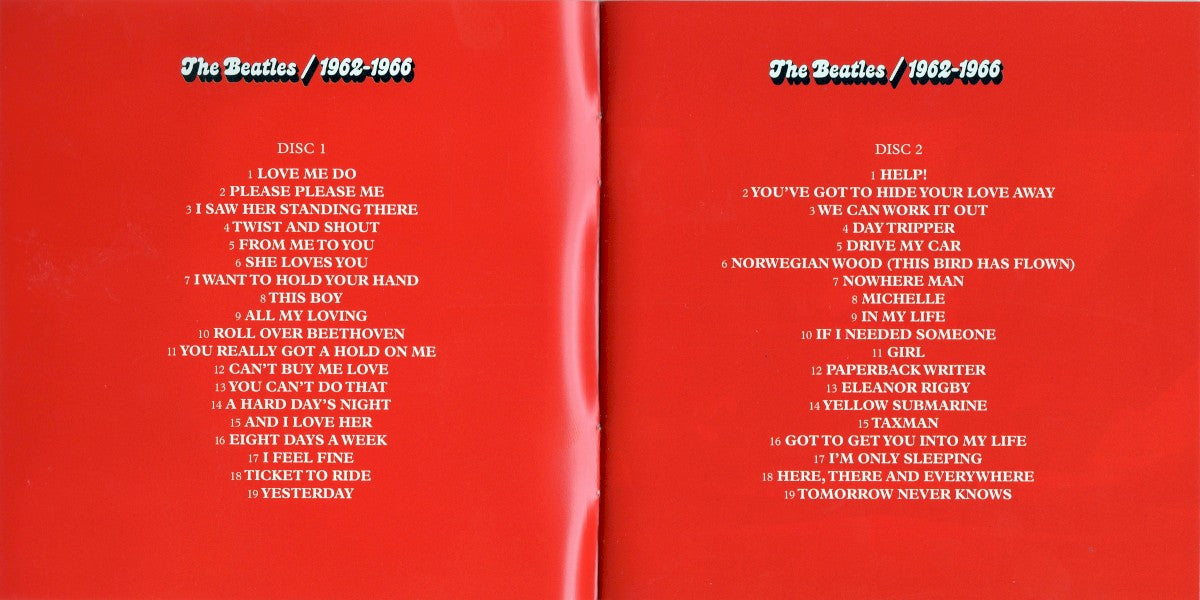 Gatefold 2: The Beatles – 1962-1966 (The Red Album): 2023 Edition (2-CD) CD | Relix