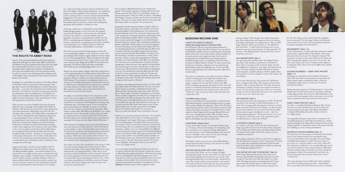 Gatefold 2: The Beatles – Abbey Road: Anniversary Edition Vinyl LP | Relix