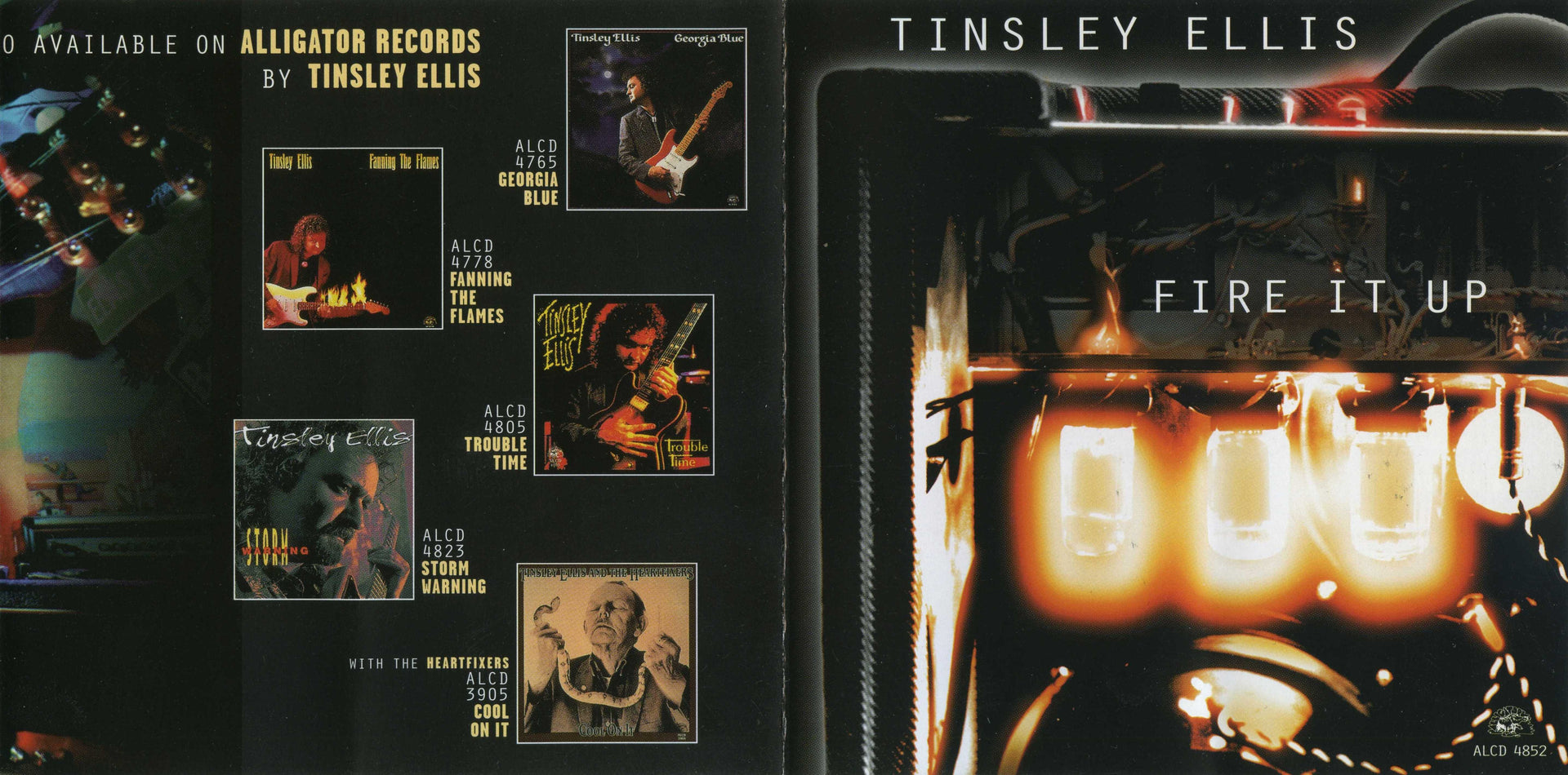 Gatefold 2: Tinsley Ellis – Fire It Up CD | Relix