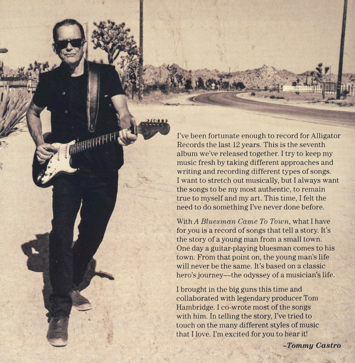 Gatefold 2: Tommy Castro – Tommy Castro Presents A Bluesman Came To Town CD | Relix