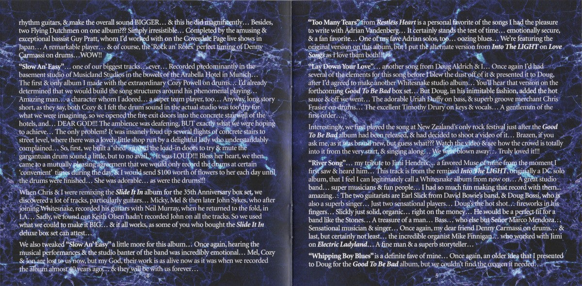 Gatefold 2: Whitesnake – The BLUES Album (2020 Remix CD) CD | Relix