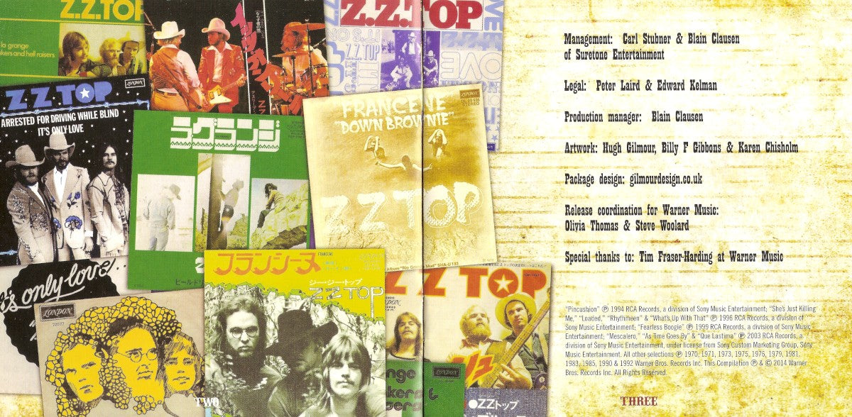 Gatefold 2: ZZ Top – Very Baddest (2-CD) CD | Relix