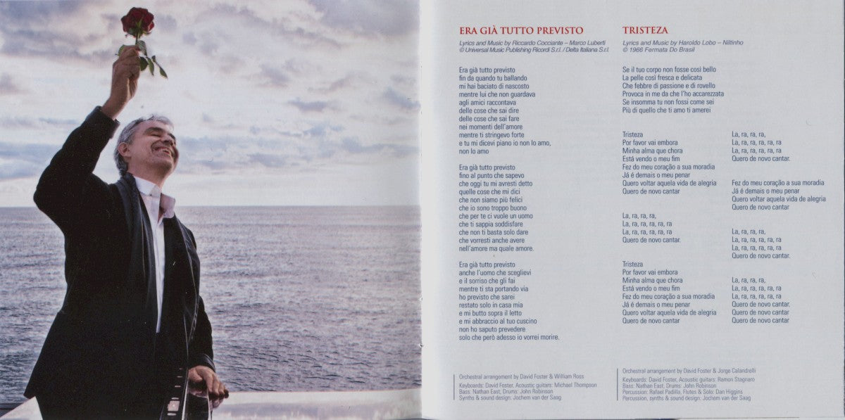 Gatefold 3: Andrea Bocelli – Passione (Deluxe Edition CD) CD | Relix