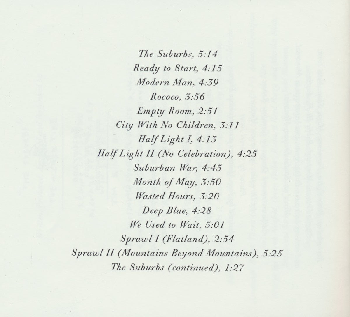 Gatefold 3: Arcade Fire – The Suburbs CD | Relix