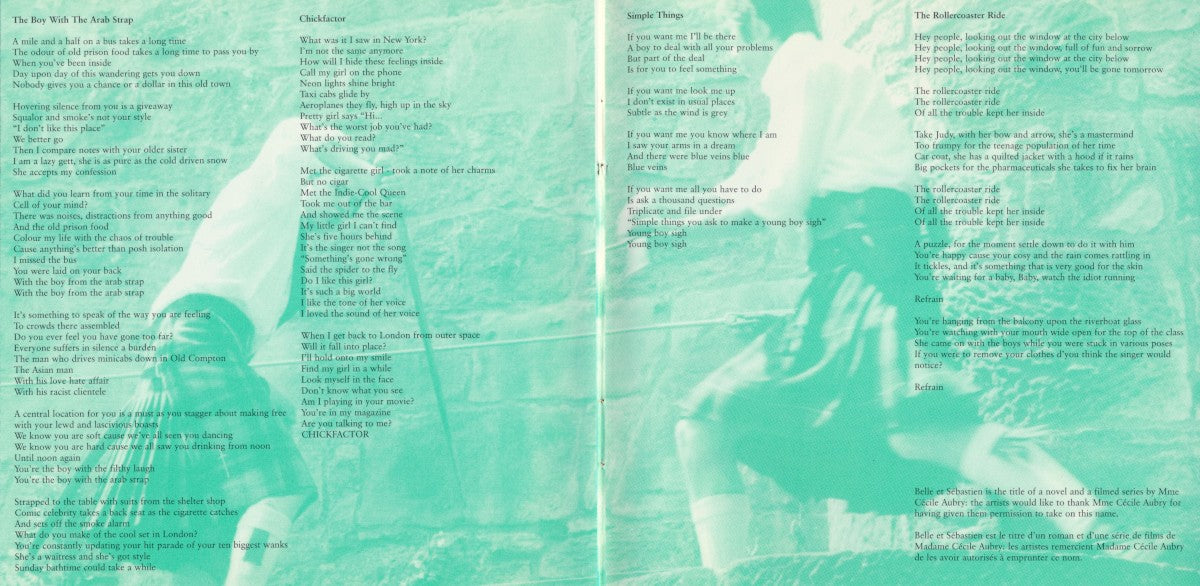 Gatefold 3: Belle And Sebastian – The Boy With The Arab Strap CD | Relix