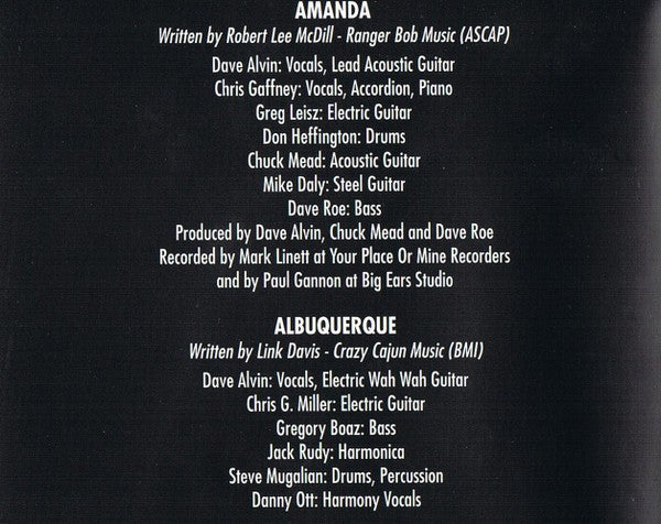 Gatefold 3: Dave Alvin – From An Old Guitar:  Rare and Unreleased Recordings CD | Relix