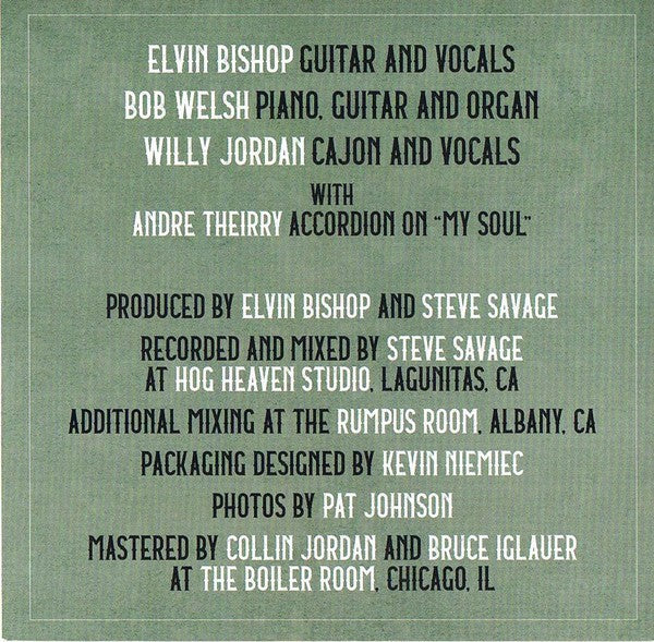 Gatefold 3: Elvin Bishop's Big Fun Trio – Something Smells Funky 'round Here CD | Relix