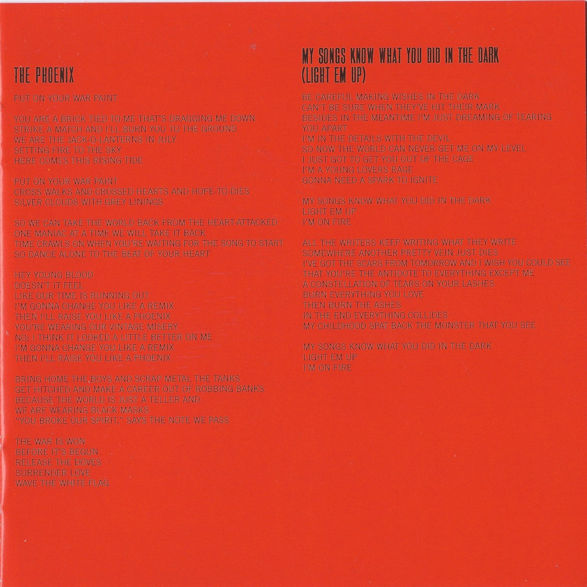 Gatefold 3: Fall Out Boy – Save Rock N Roll (CD) CD | Relix