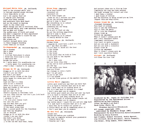Gatefold 3: Guided By Voices – Alien Lanes CD | Relix