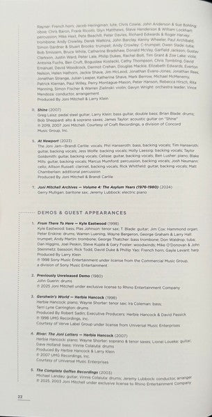 Gatefold 3: Joni Mitchell – Joni's Jazz CD | Relix