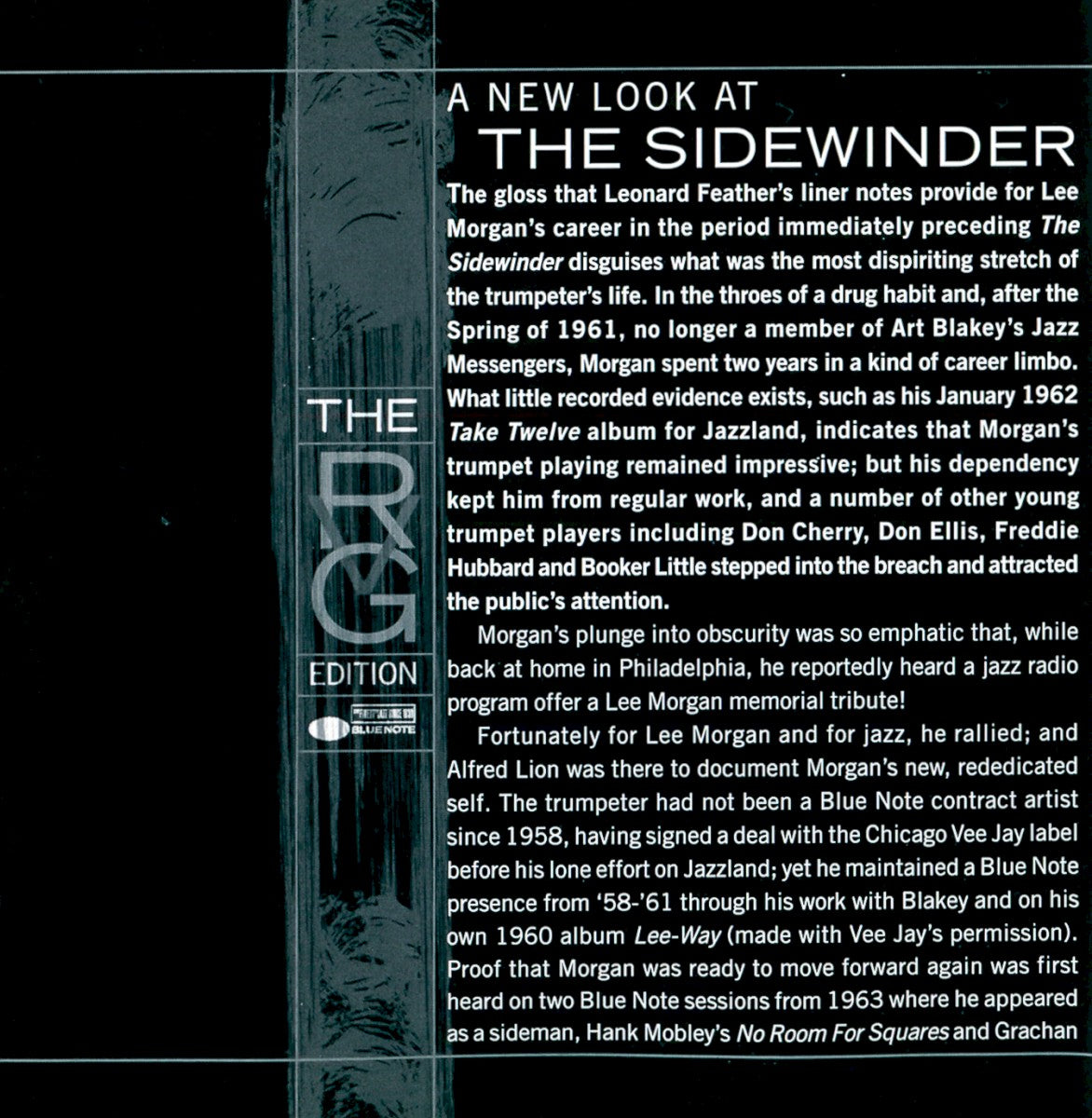 Gatefold 3: Lee Morgan – The Sidewinder CD | Relix