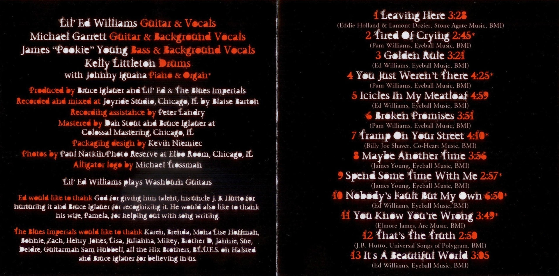Gatefold 3: Lil' Ed & The Blues Imperials – Rattleshake CD | Relix
