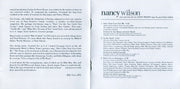 Gatefold 3: Nancy Wilson – Save Your Love For Me... CD | Relix